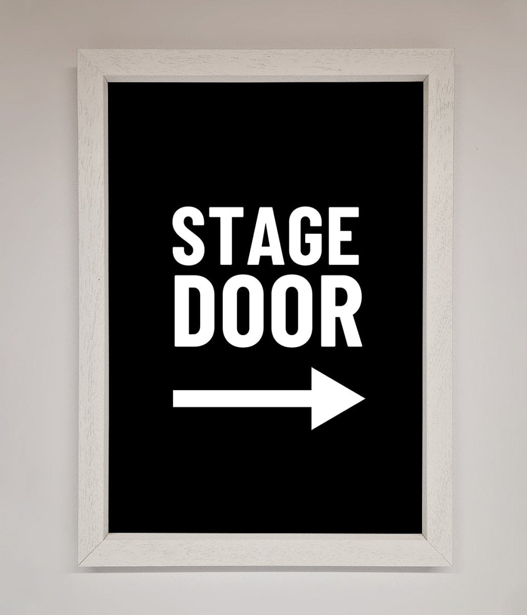 Stage Door Framed Print - Zestio