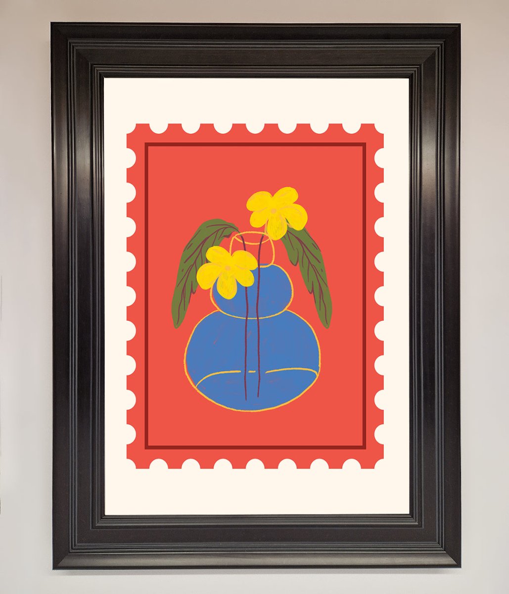 Stamp Plant Framed Wall Art - Zestio