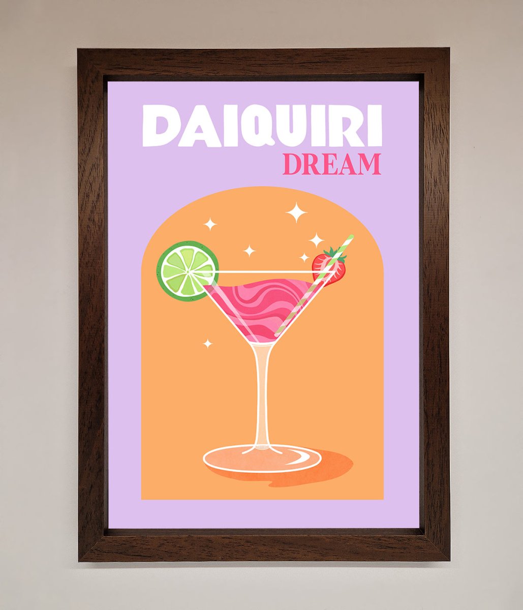 Strawberry Daiquiri Framed Print - Zestio