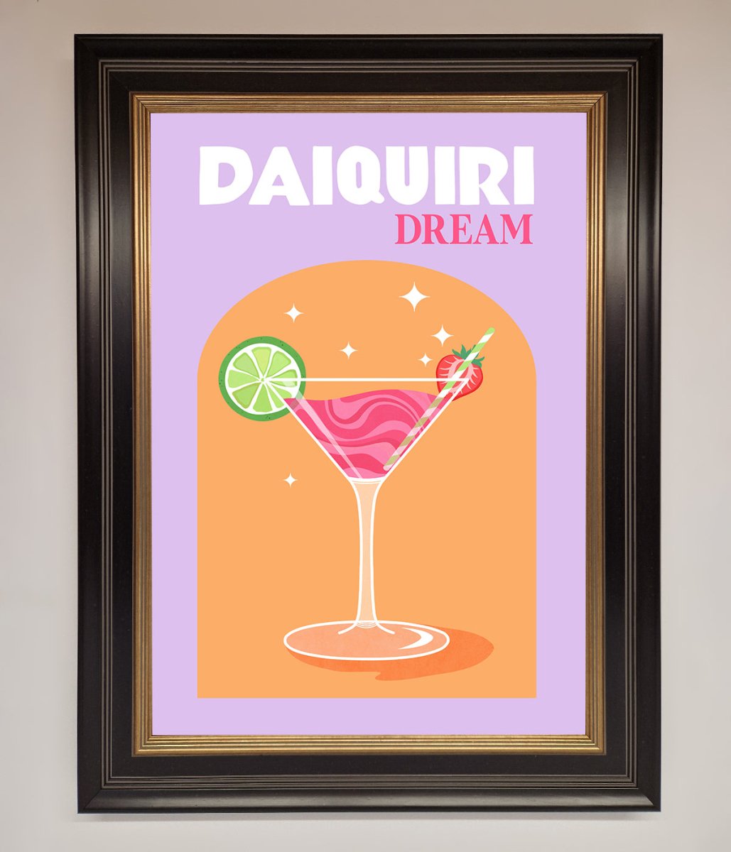 Strawberry Daiquiri Framed Print - Zestio