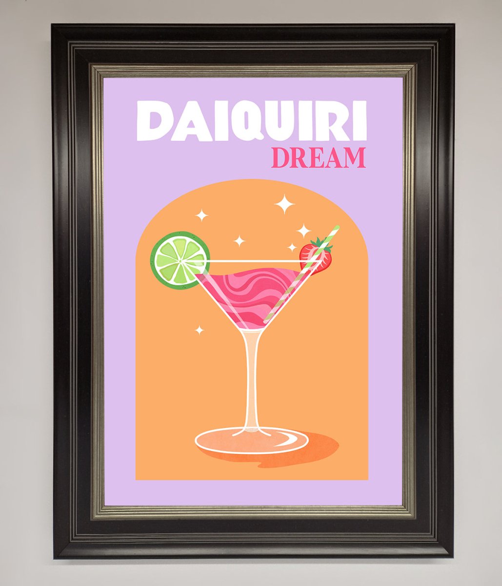 Strawberry Daiquiri Framed Print - Zestio