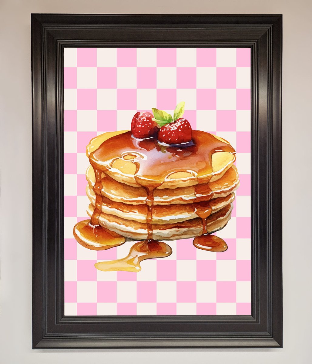 Syrup Pankcakes Framed Print - Zestio