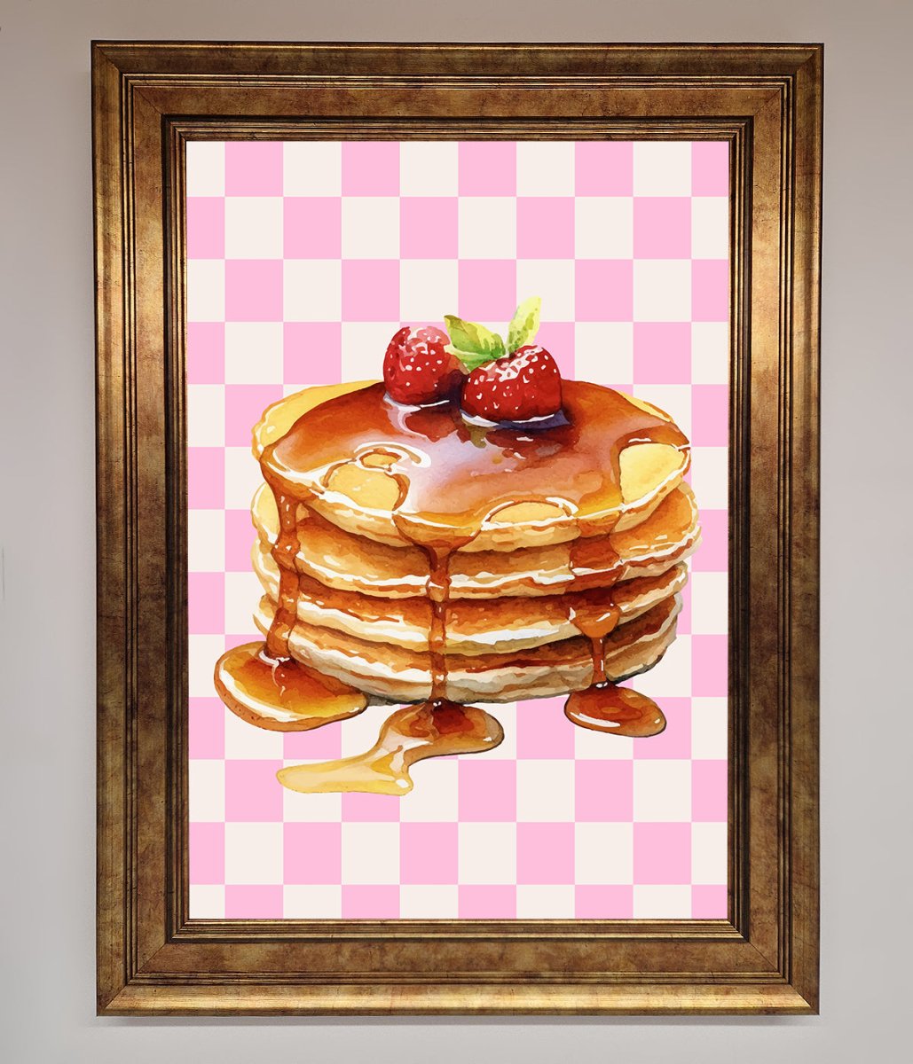 Syrup Pankcakes Framed Print - Zestio