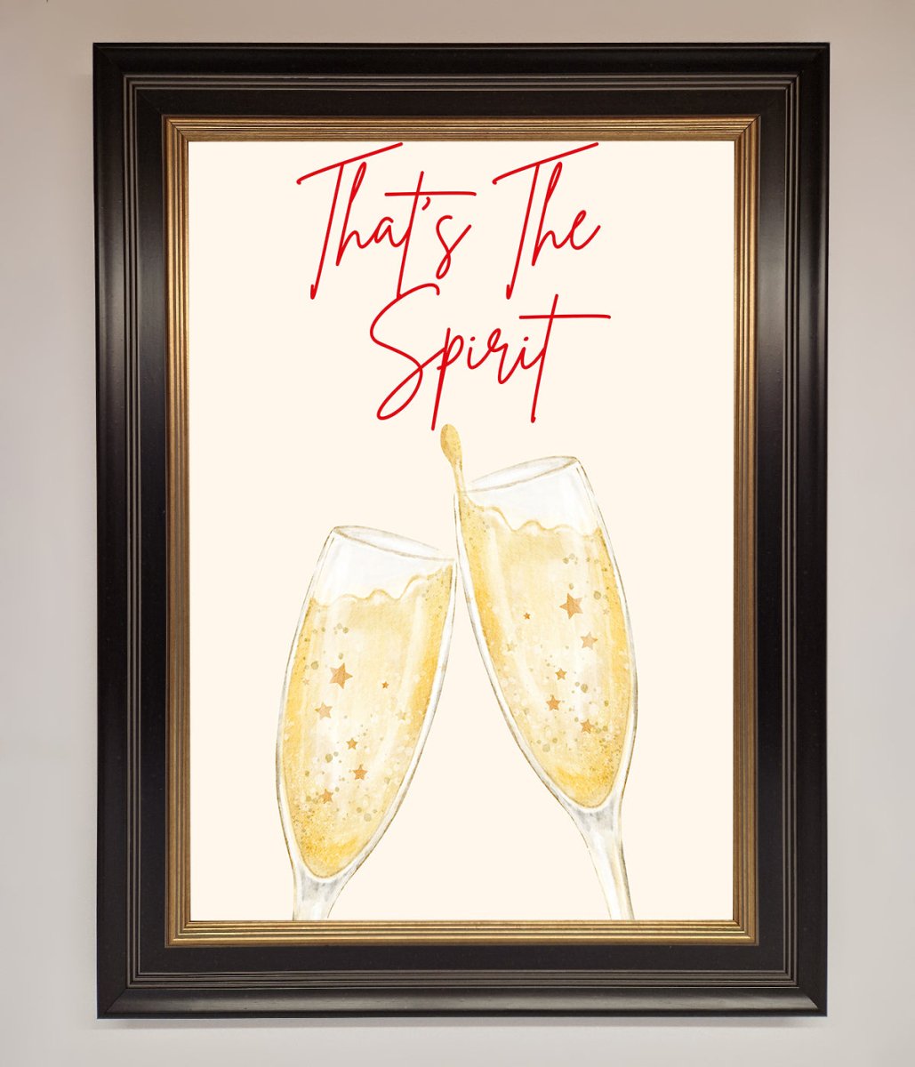 Thats The Spirit Framed Wall Art - Zestio