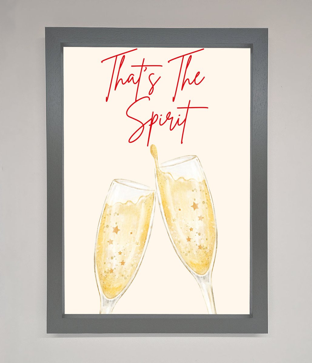 Thats The Spirit Framed Wall Art - Zestio