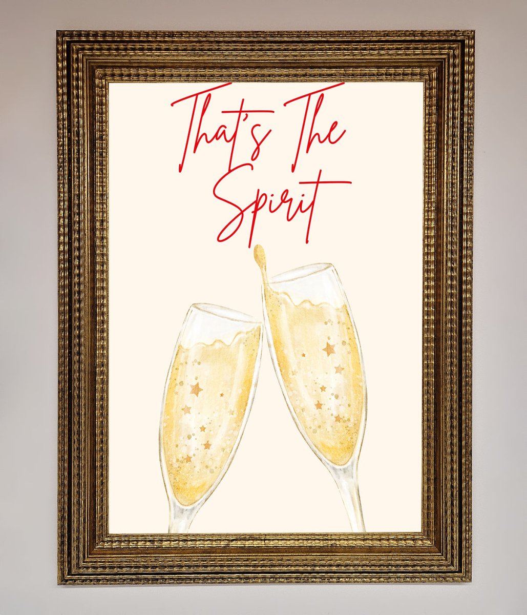 Thats The Spirit Framed Wall Art - Zestio