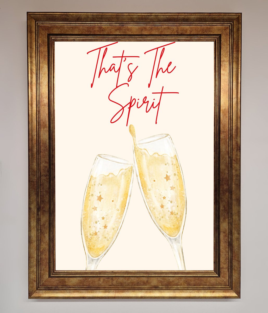 Thats The Spirit Framed Wall Art - Zestio