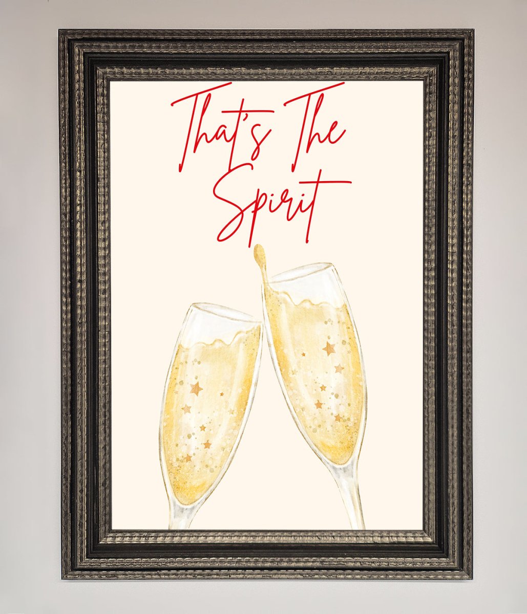 Thats The Spirit Framed Wall Art - Zestio