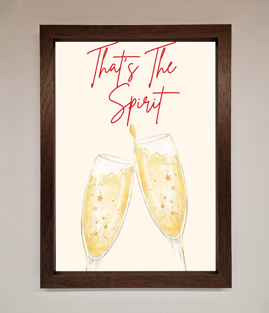 Thats The Spirit Framed Wall Art - Zestio