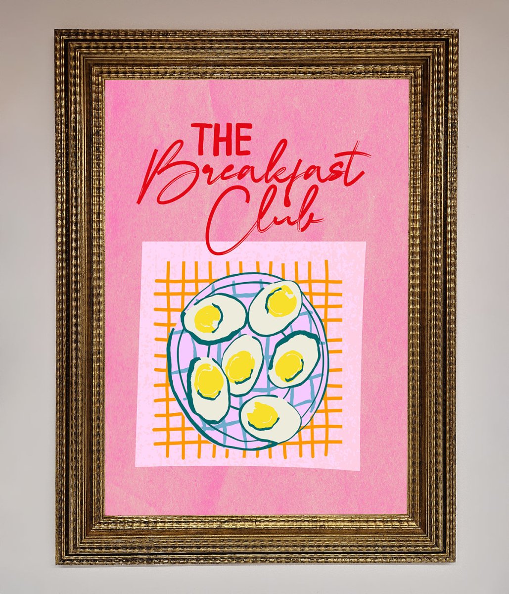 The Breakfast Club Framed Wall Art - Zestio