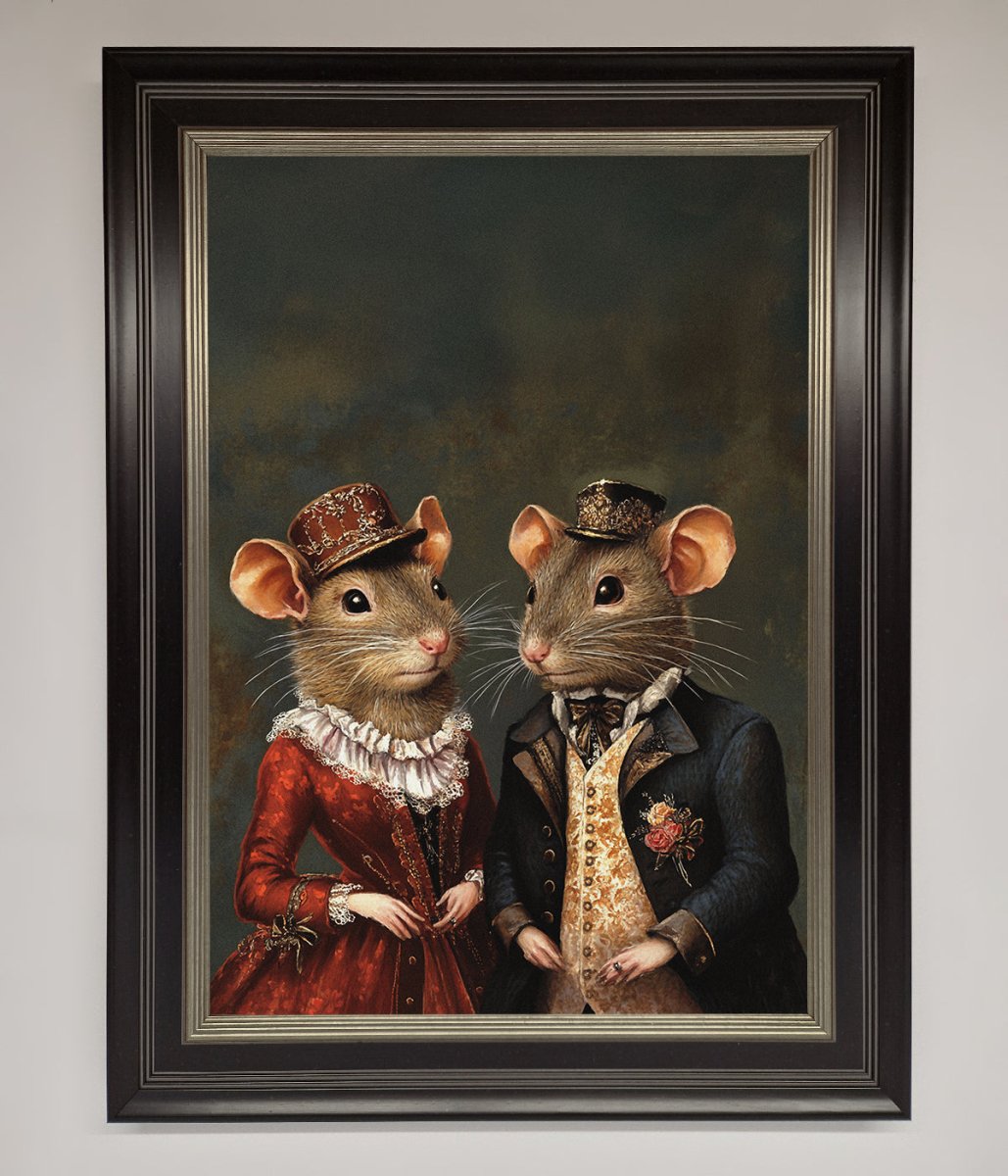 The Victorian Mice Framed Poster - Zestio