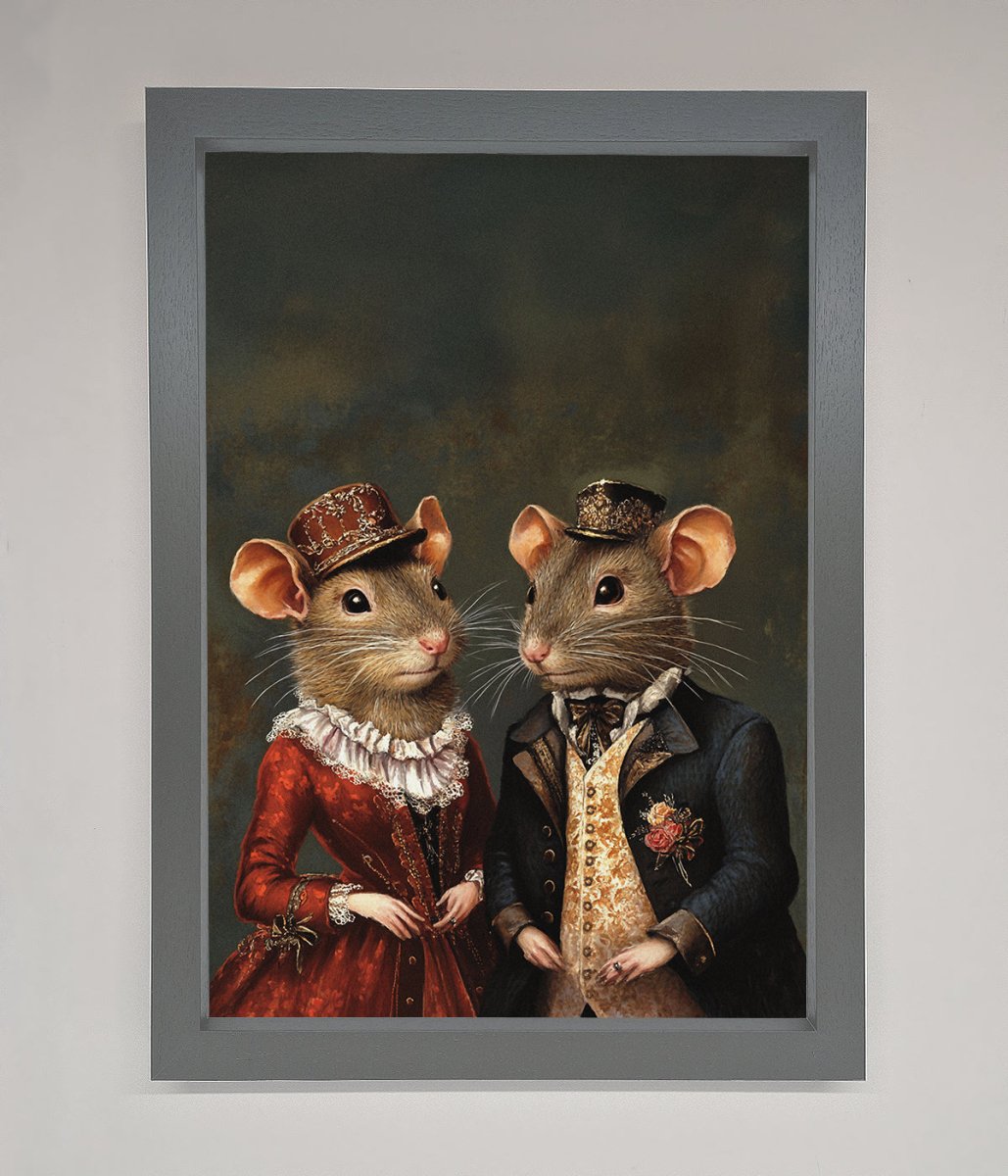 The Victorian Mice Framed Poster - Zestio