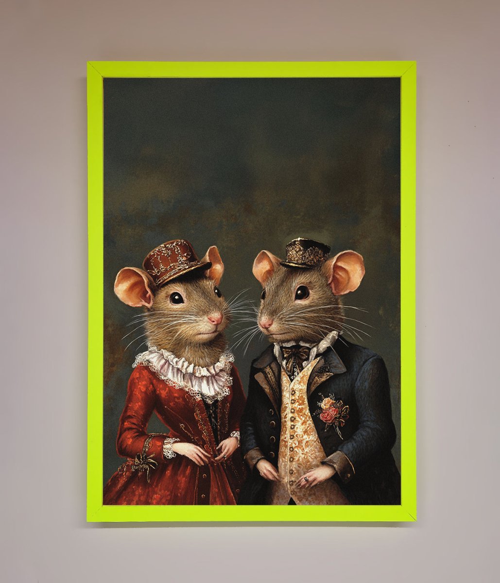 The Victorian Mice Framed Poster - Zestio