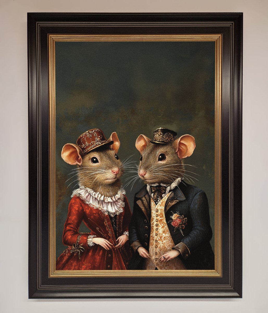 The Victorian Mice Framed Poster - Zestio