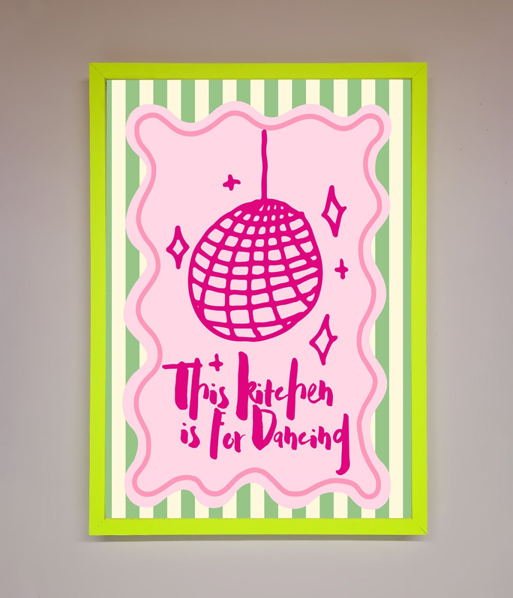 This Kitchen Is For Dancing Framed Wall Art - Zestio