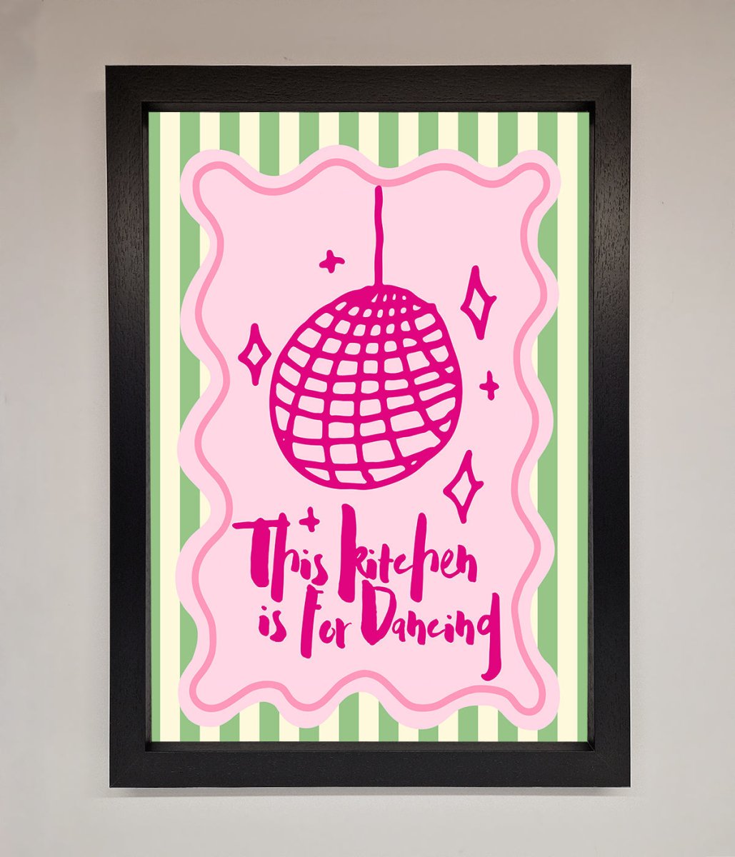 This Kitchen Is For Dancing Framed Wall Art - Zestio