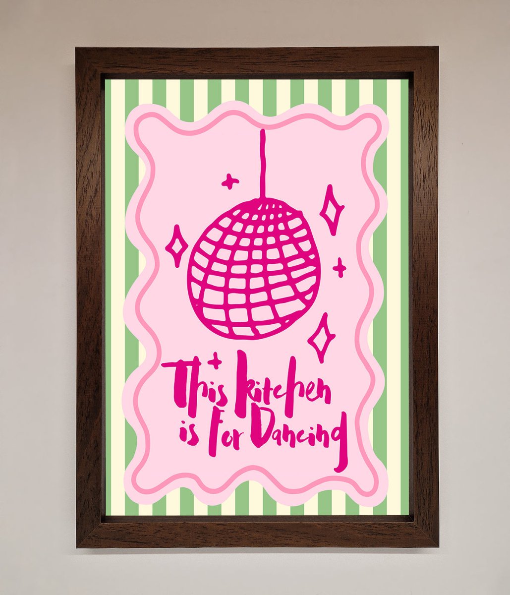 This Kitchen Is For Dancing Framed Wall Art - Zestio