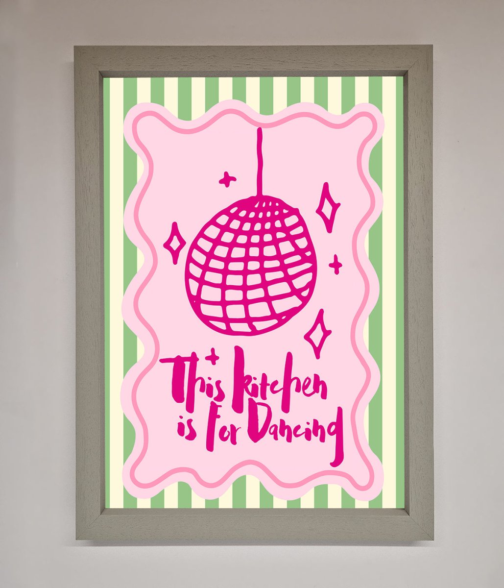 This Kitchen Is For Dancing Framed Wall Art - Zestio