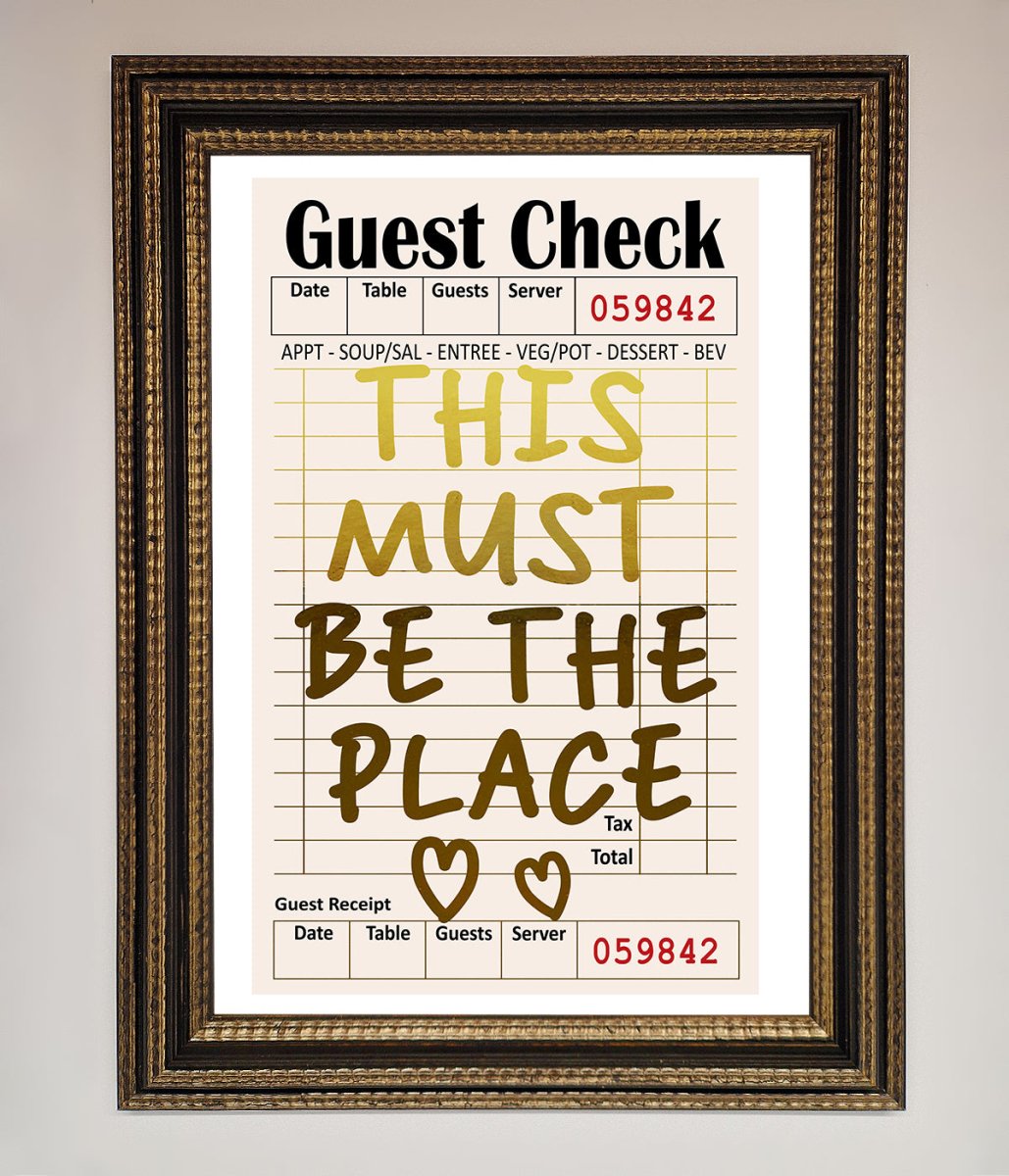 This Must Be The Place Foil Print - Zestio