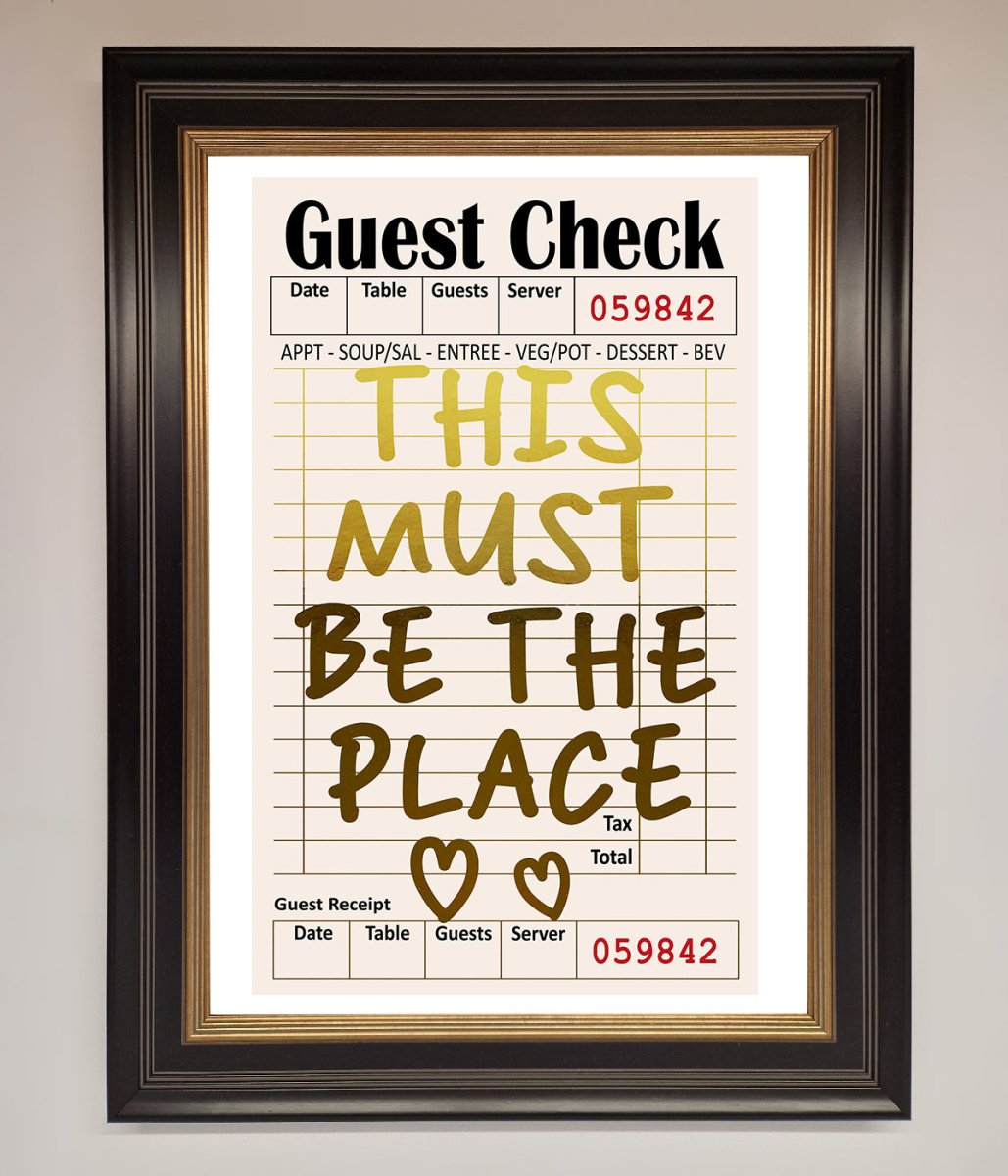 This Must Be The Place Foil Print - Zestio