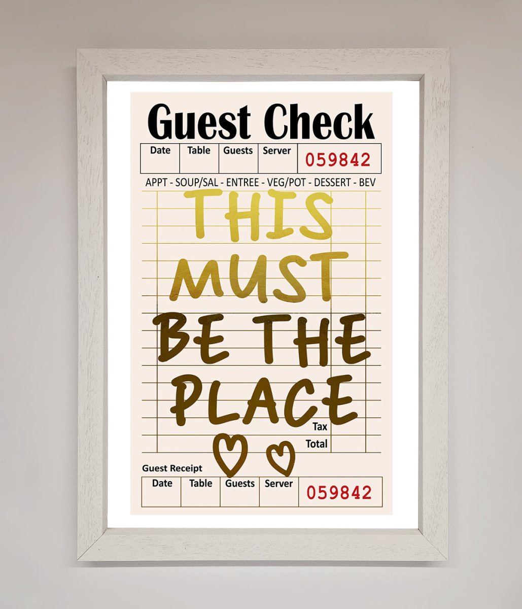 This Must Be The Place Foil Print - Zestio