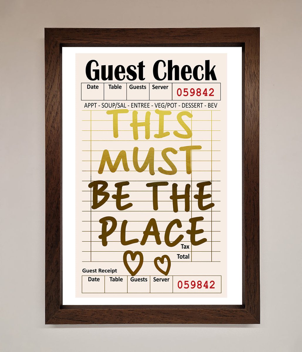 This Must Be The Place Foil Print - Zestio