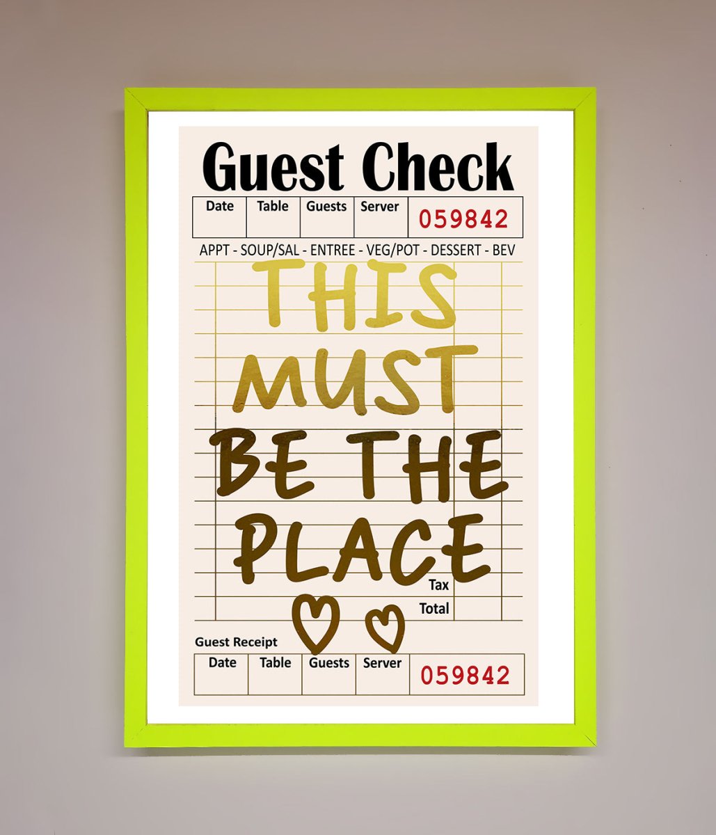 This Must Be The Place Foil Print - Zestio