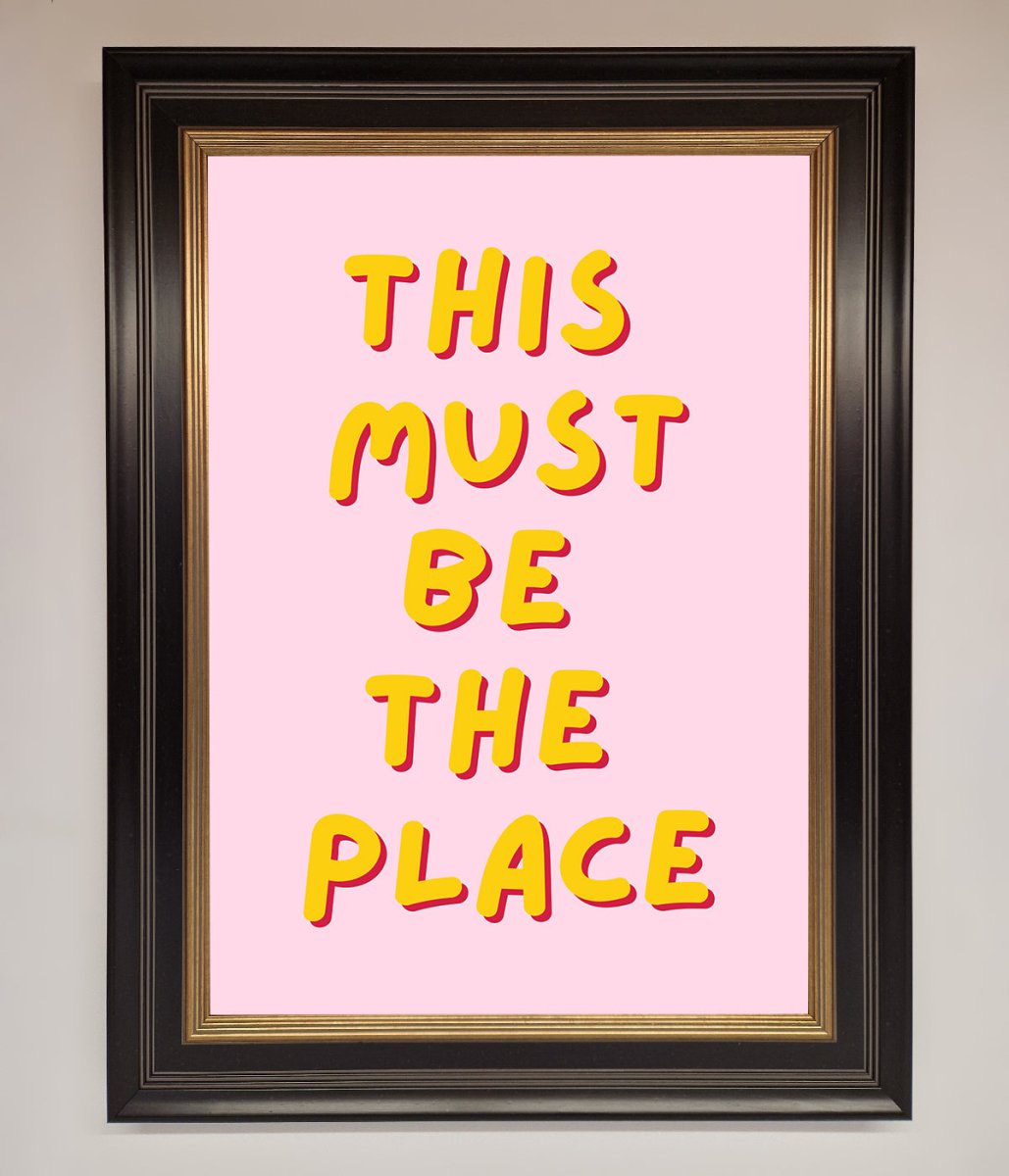 This Must Be The Place Framed Wall Art - Zestio