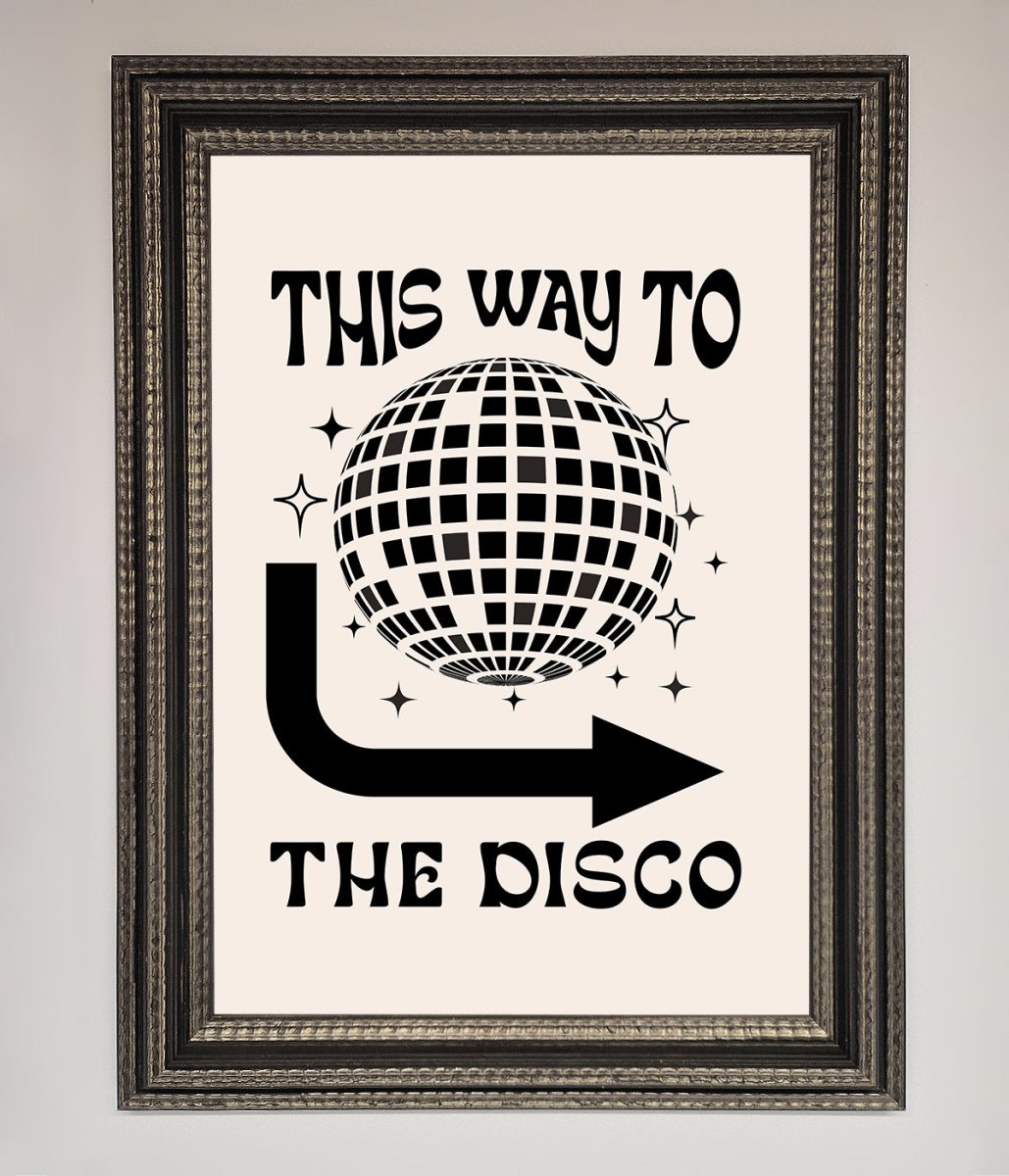 To The Disco Framed Poster - Zestio