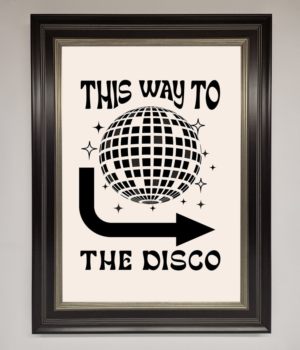 To The Disco Framed Poster - Zestio