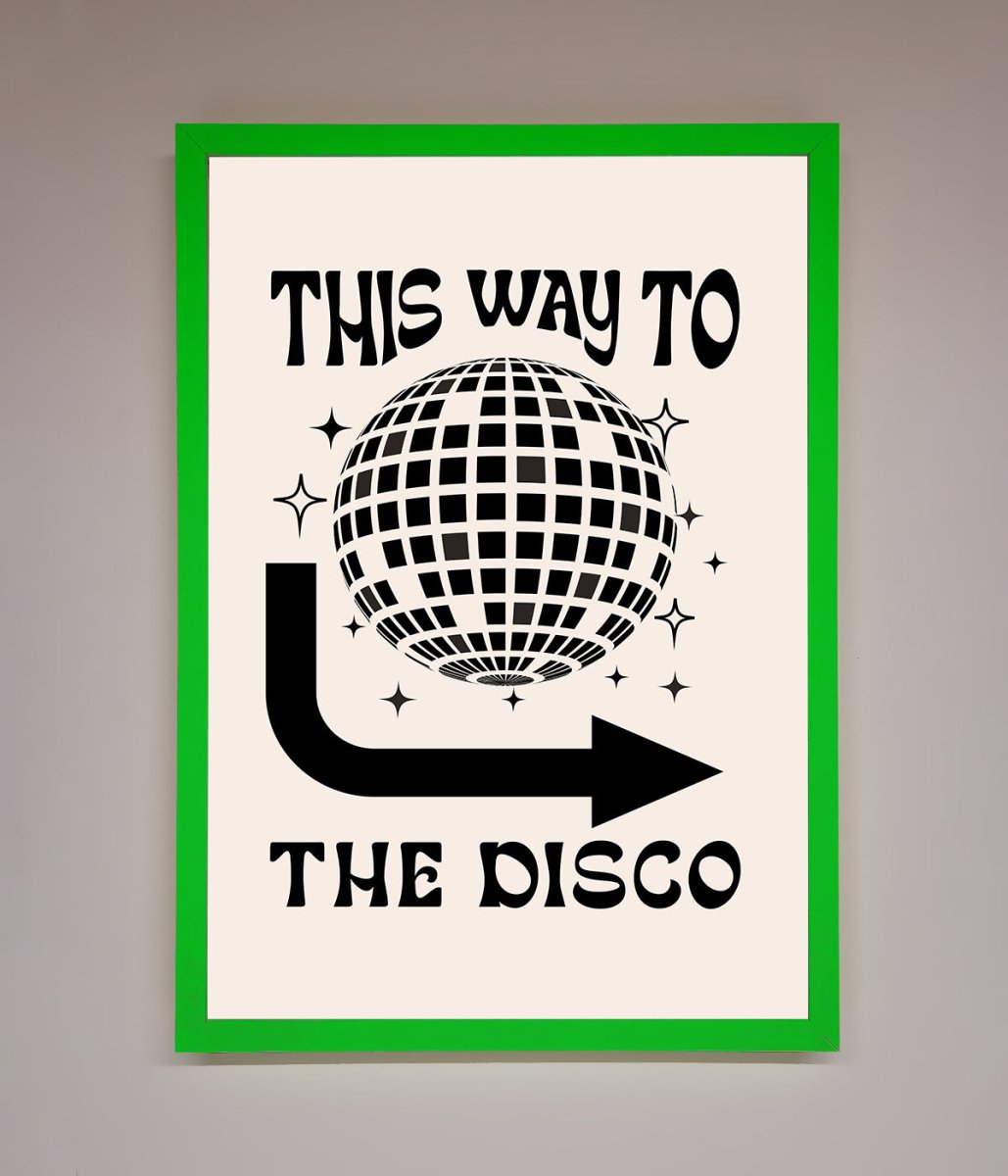 To The Disco Framed Poster - Zestio