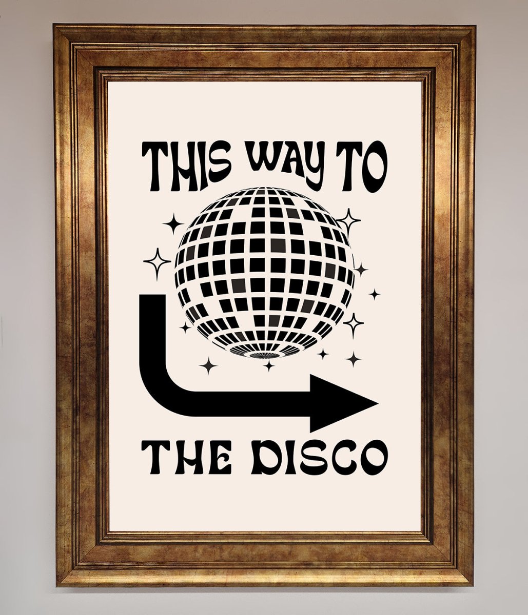 To The Disco Framed Poster - Zestio