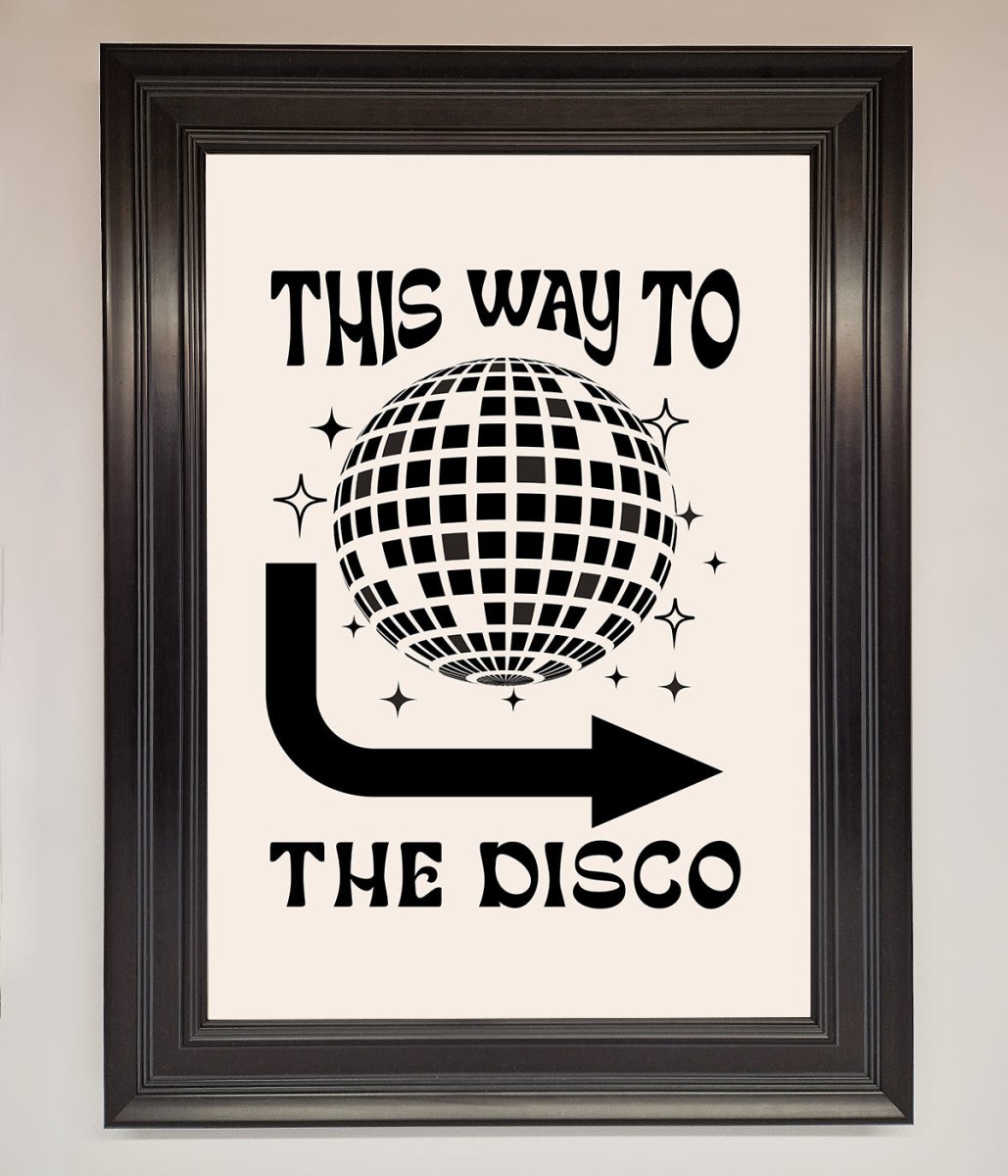 To The Disco Framed Poster - Zestio