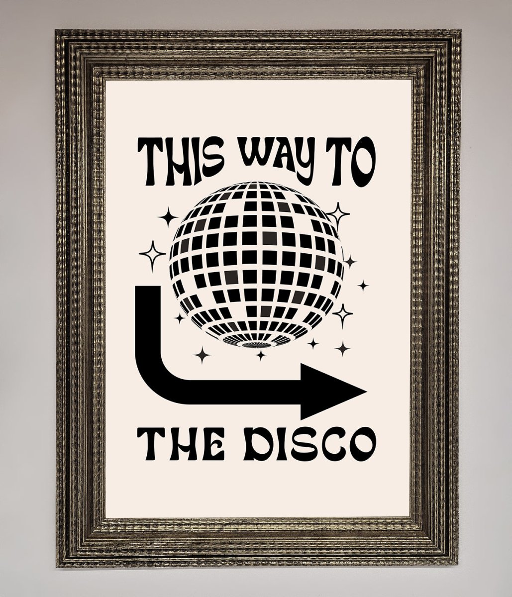 To The Disco Framed Poster - Zestio