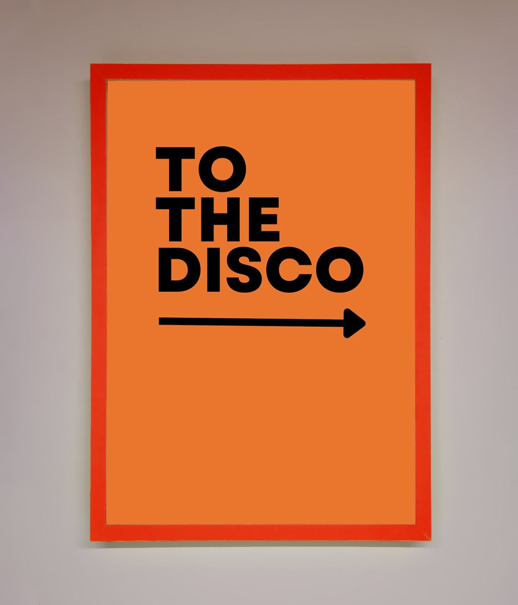 To The Disco Framed Print - Zestio