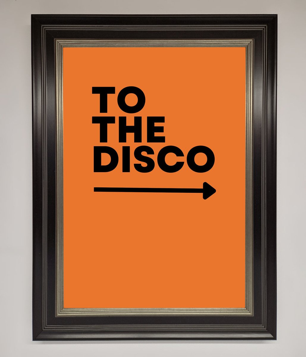 To The Disco Framed Print - Zestio