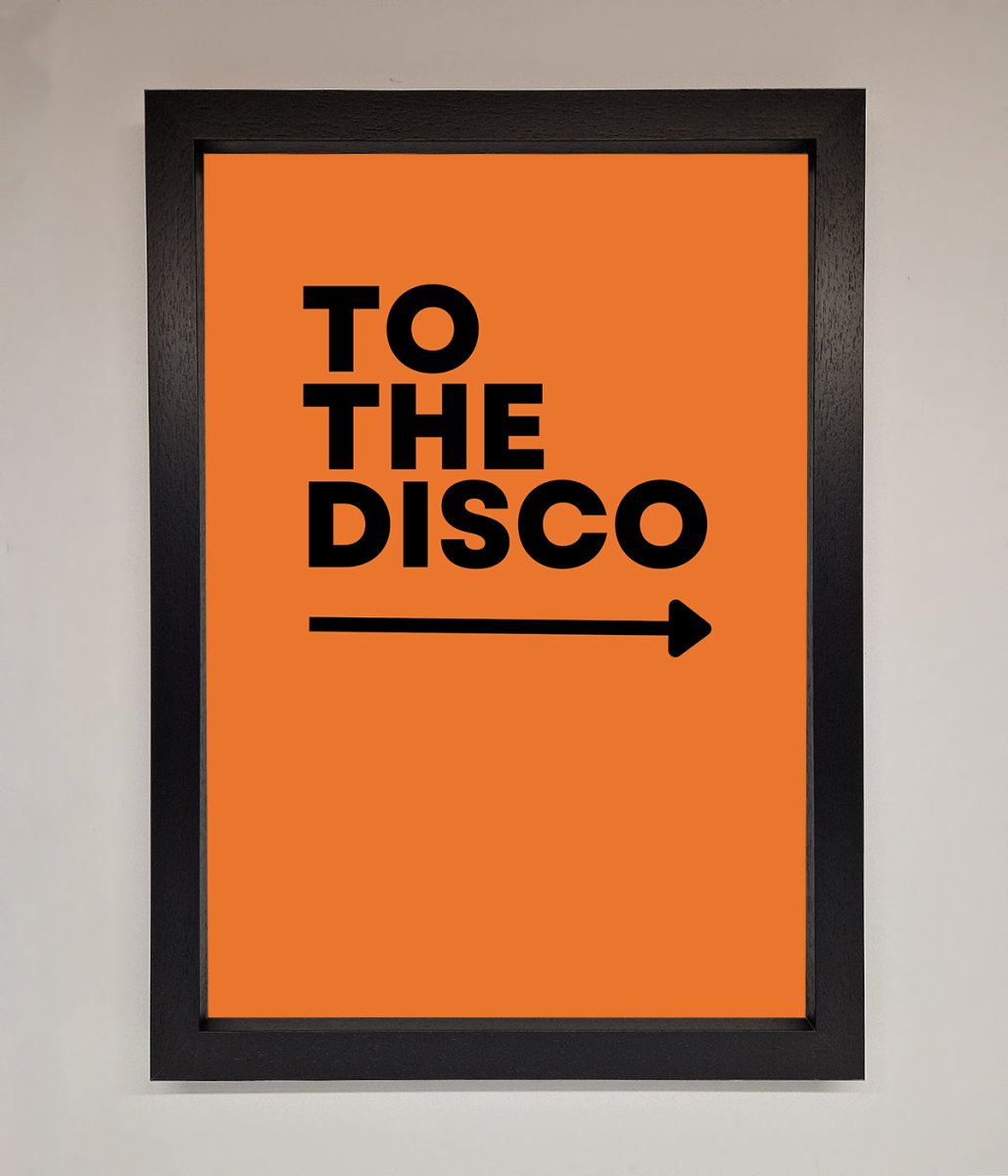 To The Disco Framed Print - Zestio