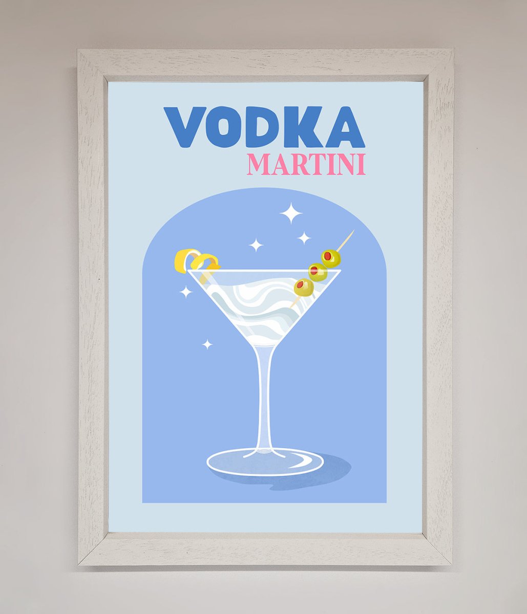 Vodka Martini Framed Wall Art - Zestio