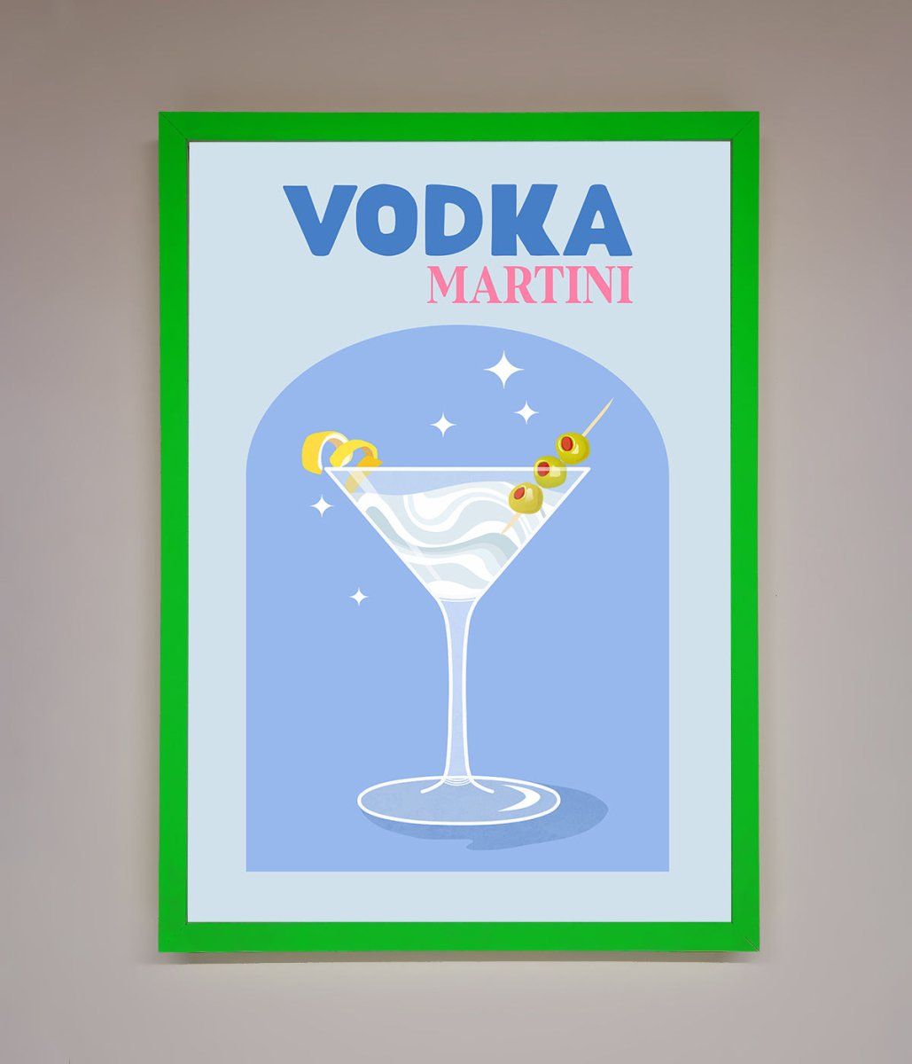 Vodka Martini Framed Wall Art - Zestio