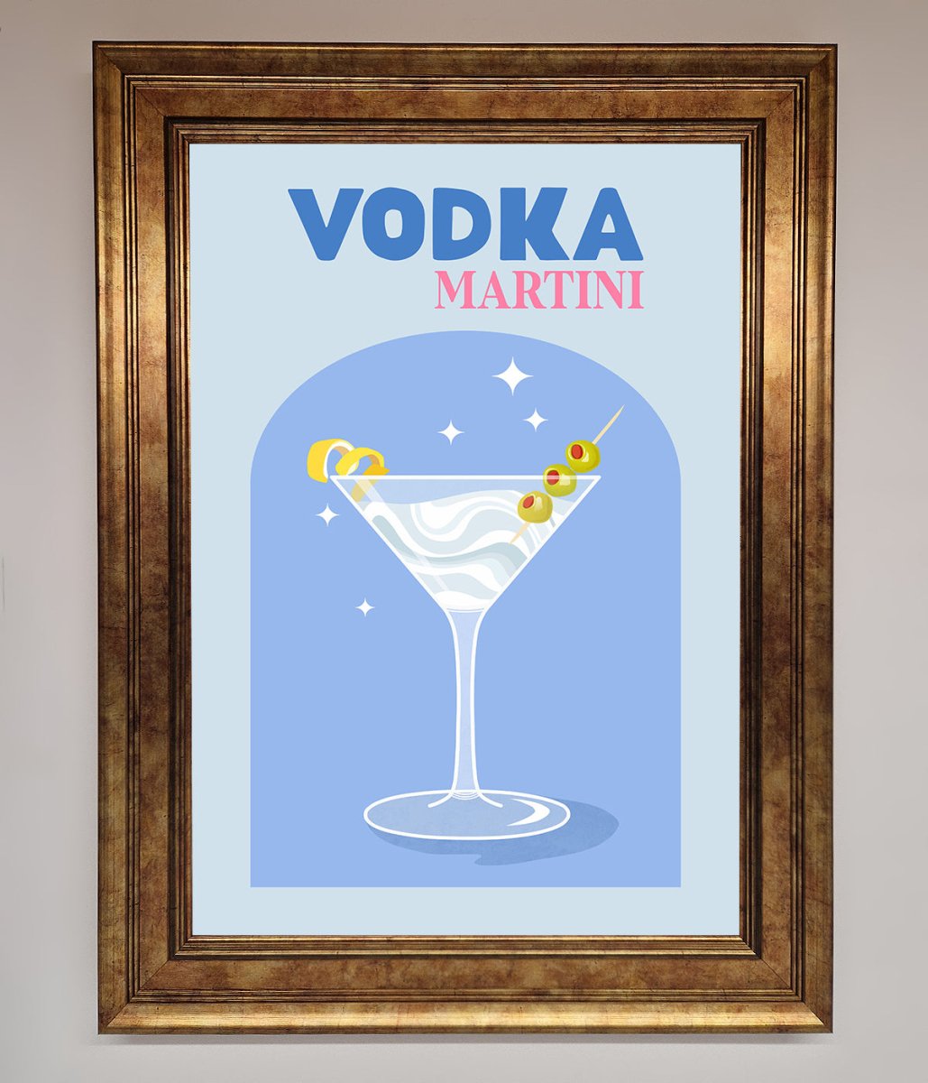 Vodka Martini Framed Wall Art - Zestio