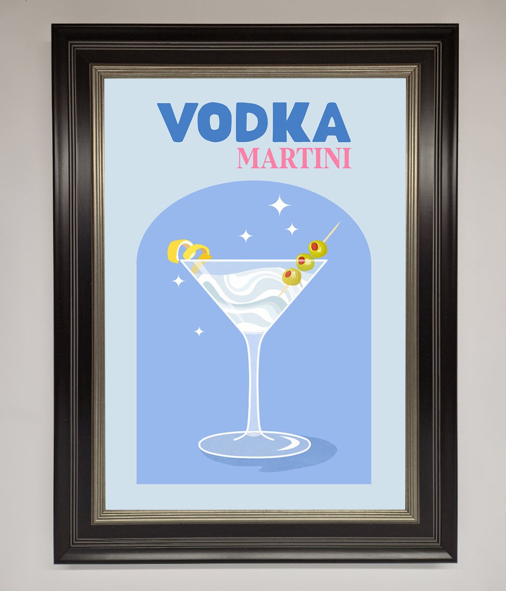 Vodka Martini Framed Wall Art - Zestio