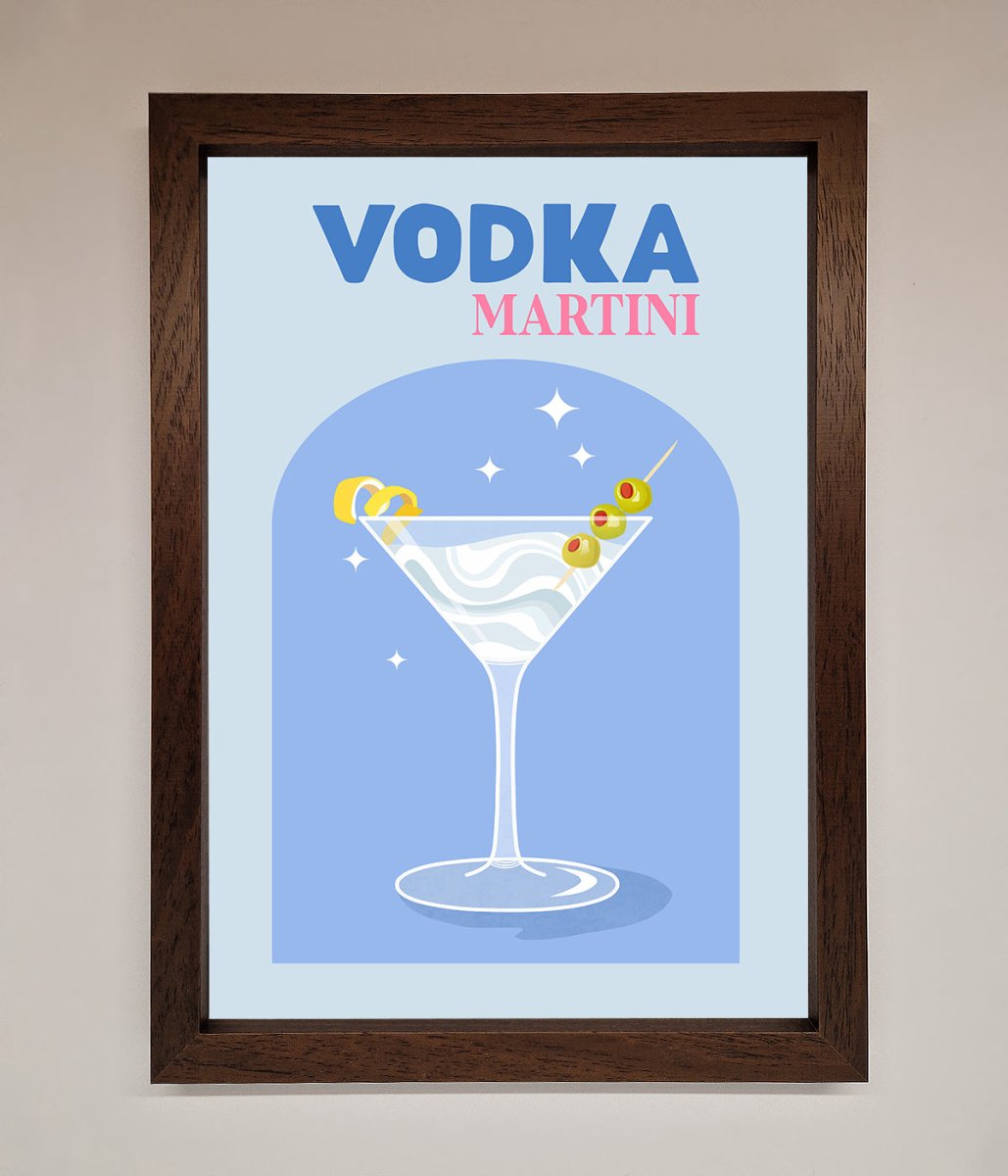 Vodka Martini Framed Wall Art - Zestio
