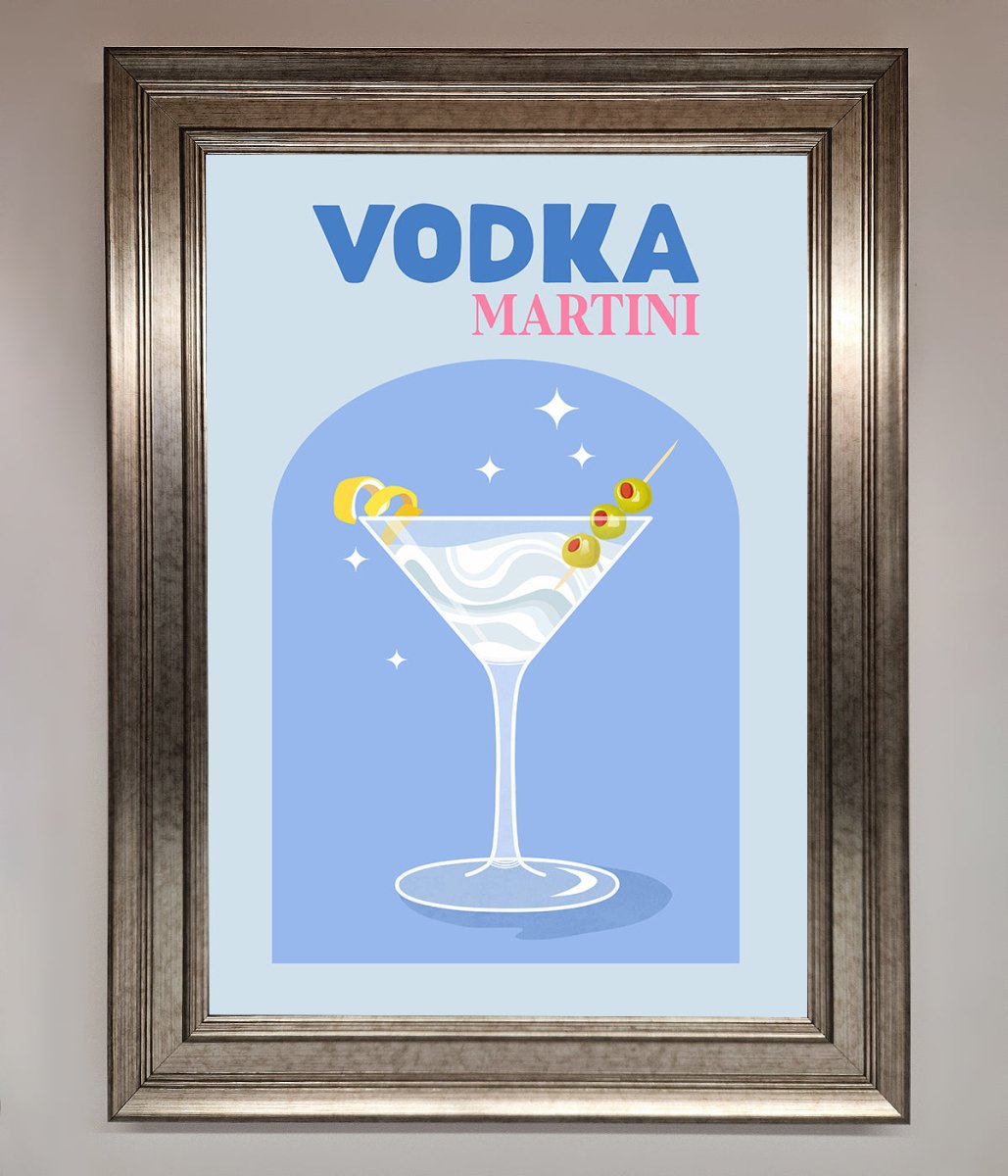 Vodka Martini Framed Wall Art - Zestio