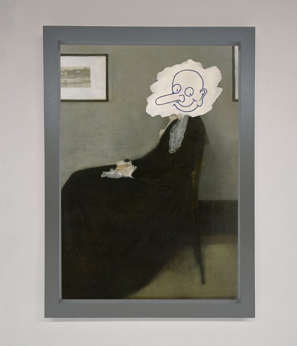 Whistlers Mother Framed Wall Art - Zestio