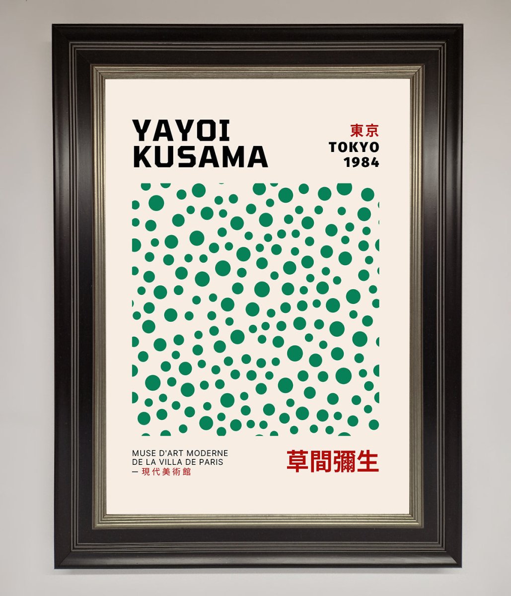 Yayoi Kusaman Tokyo 1984 Framed Wall Art - Zestio