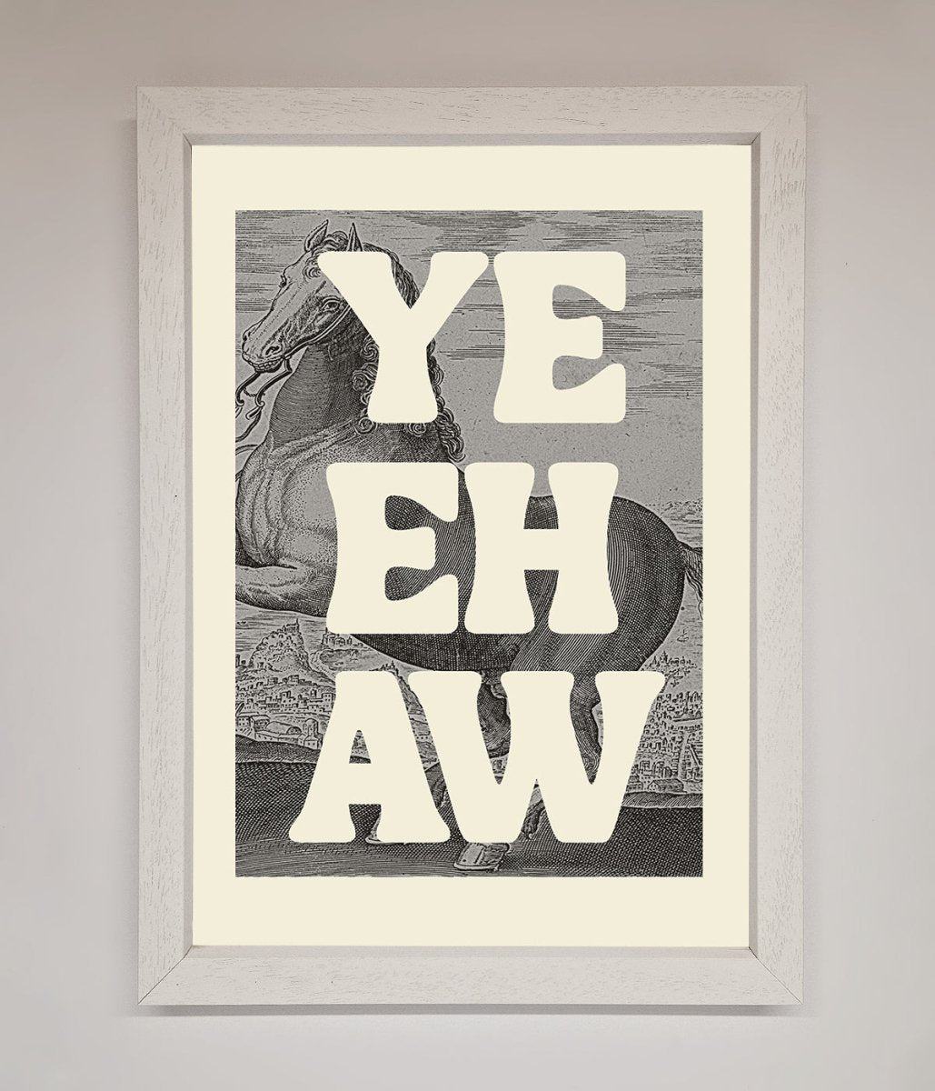 Yehaw Framed Poster - Zestio