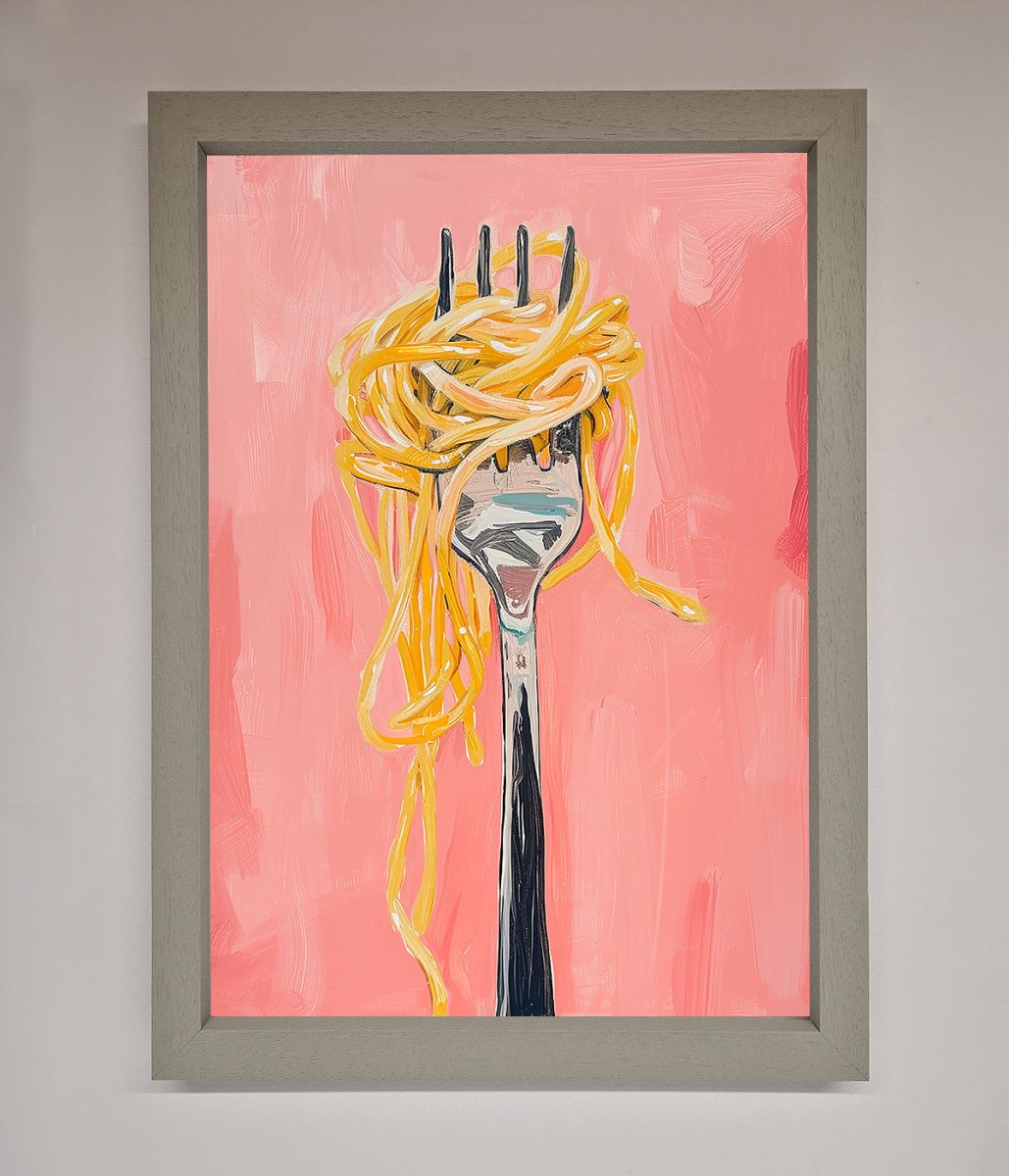 Yes To Spaghetti Framed Print - Zestio