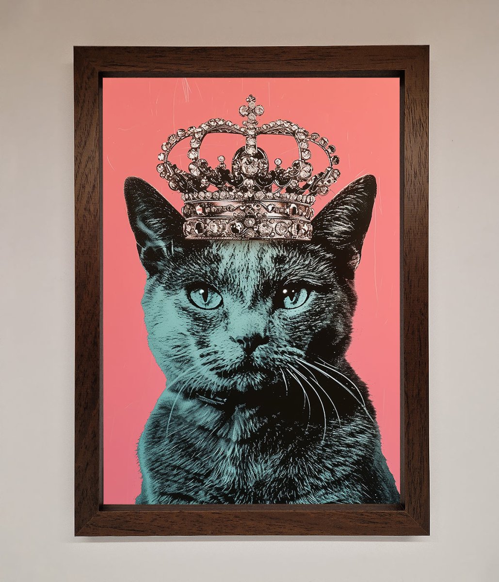 Your Majesty Cat Framed Print - Zestio