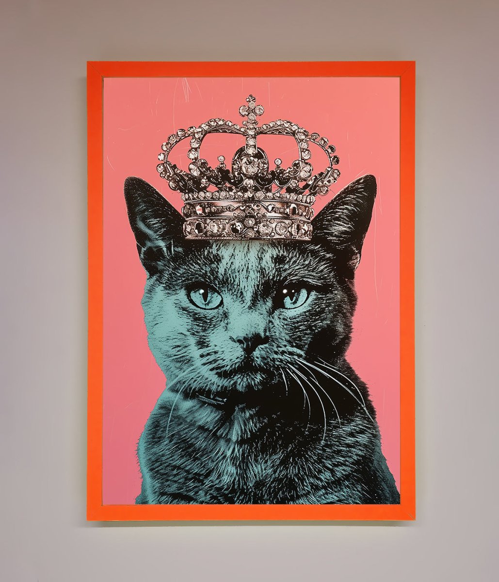 Your Majesty Cat Framed Print - Zestio