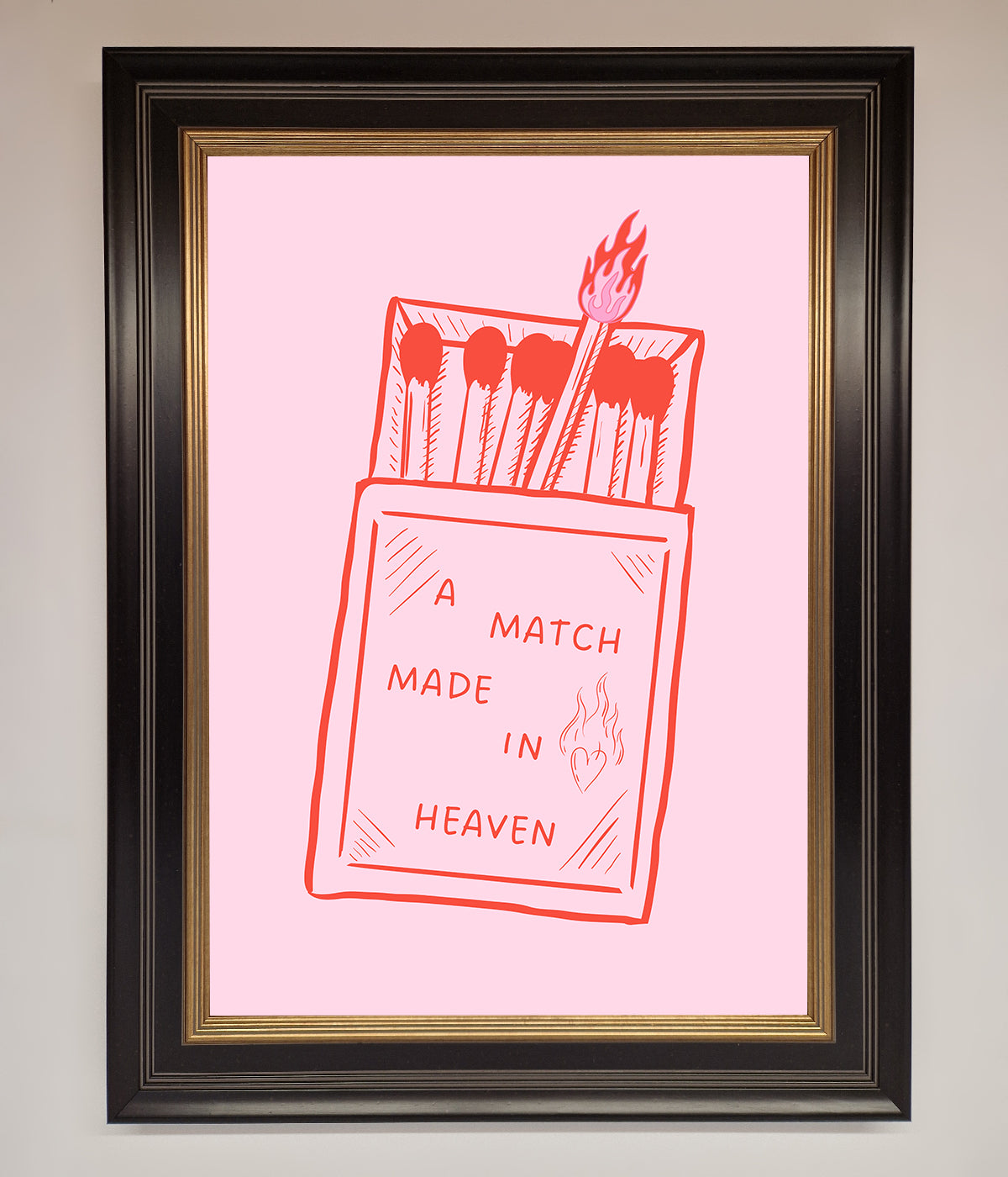 A Match Made In Heaven Framed Wall Art print